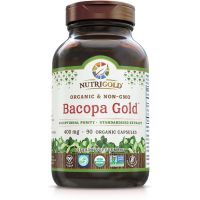 NutriGold Dietary Supplement - Bacopa Gold - Organic / Non-GMO